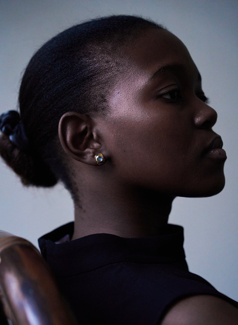 GEM01 - Gold Vermeil Earring