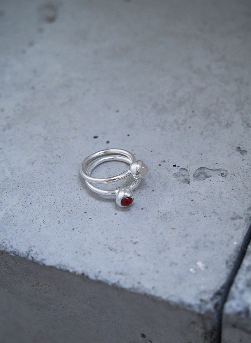 Sphere Gemstone Ring