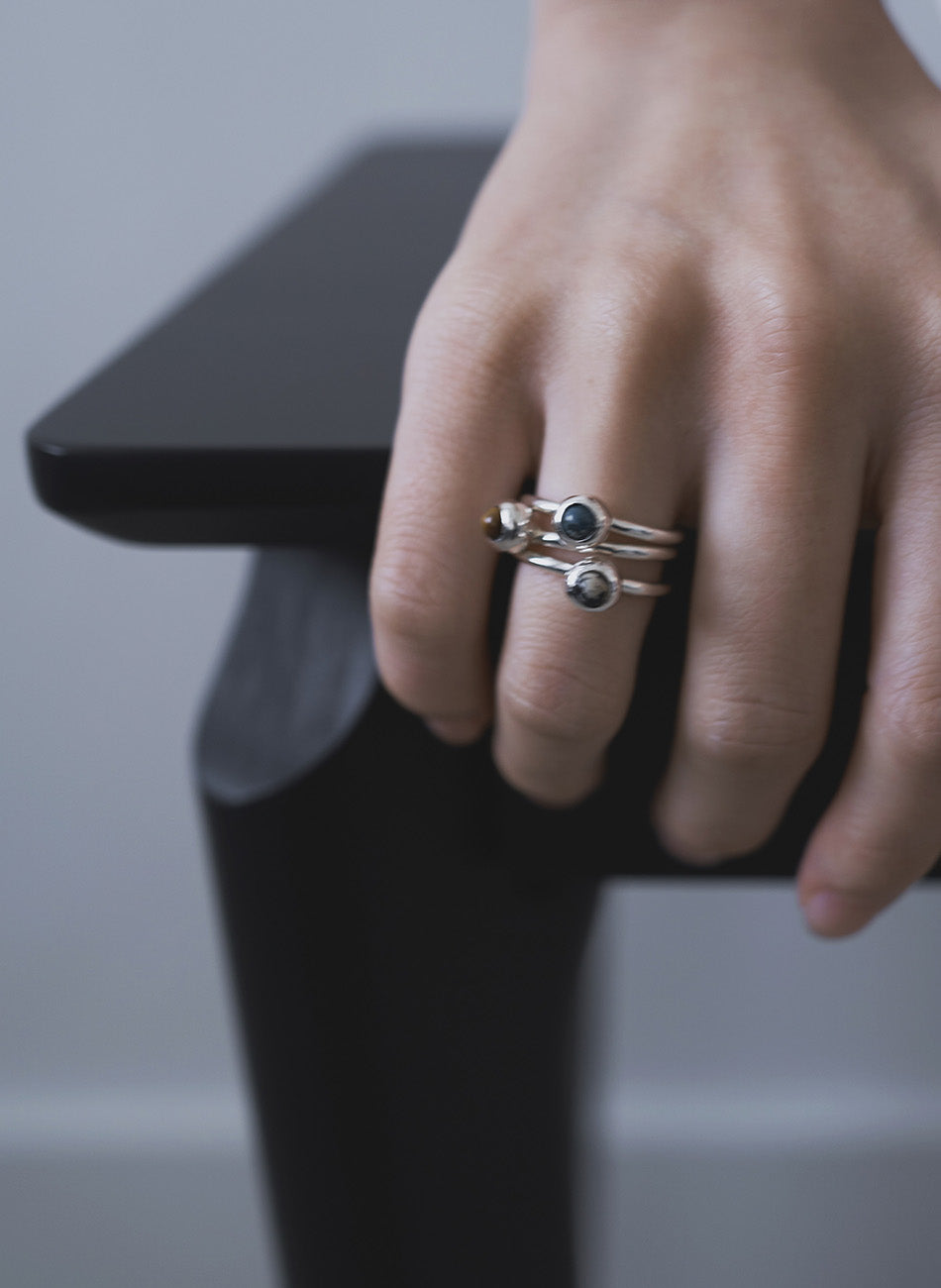 Sphere Gemstone Ring