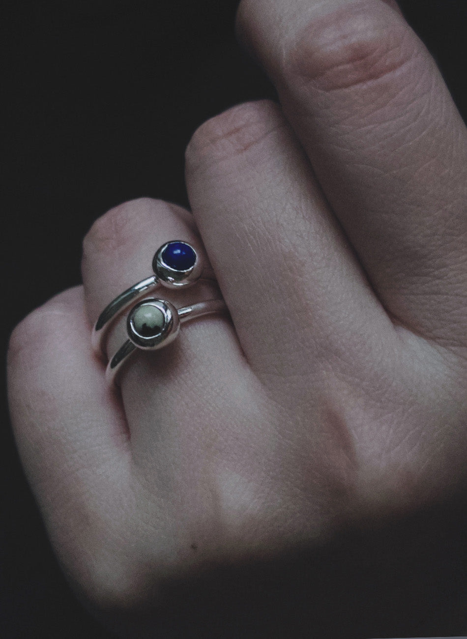 Sphere Gemstone Ring