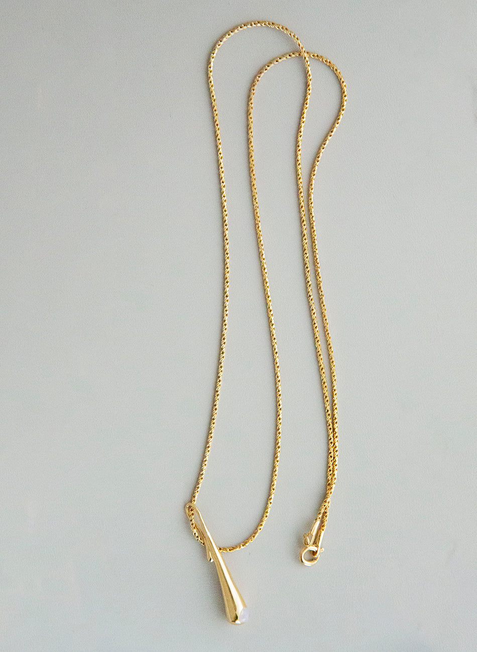 Liquid 04 - Gemstone Gold Vermeil Necklace