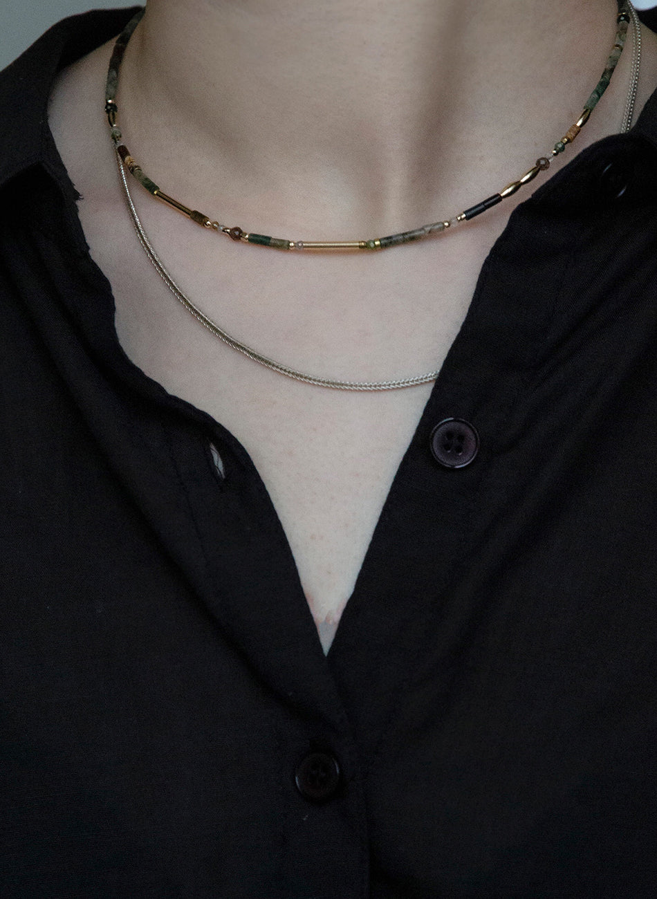 ORE - Green Actinolite Necklace