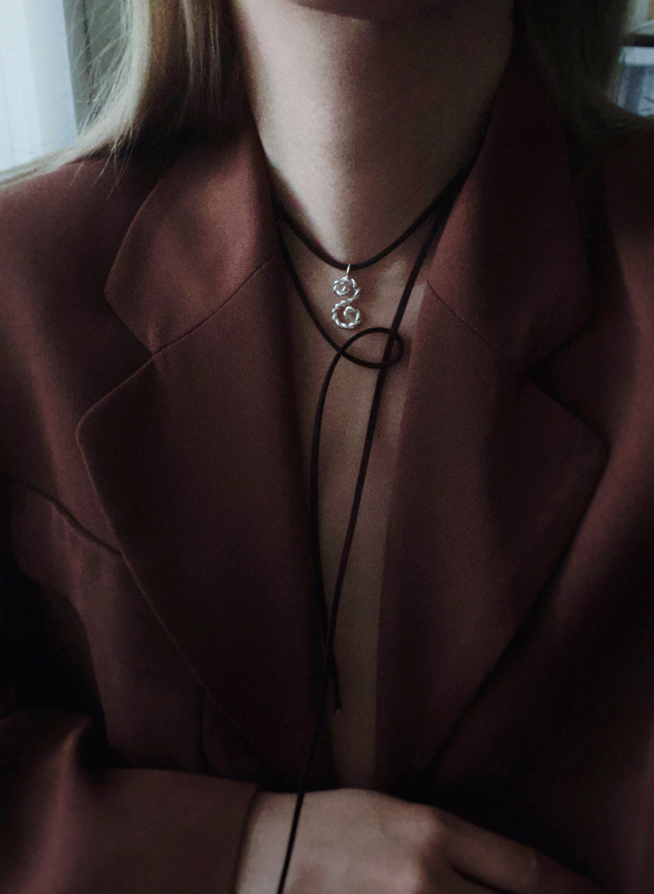 TWINE – Alphabet Bolo Suede Necklace