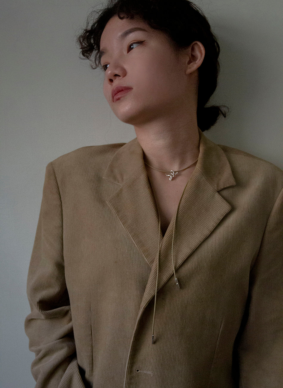 TWINE Alphabet – Bolo Leather Necklace