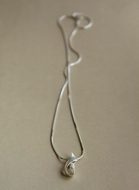 Conch - Snake Chain Necklace