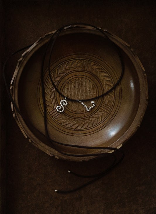 TWINE – Alphabet Bolo Suede Necklace