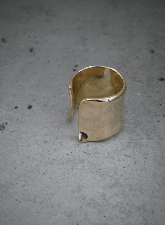 Liquid  - Gold Vermeil LR04 RIng