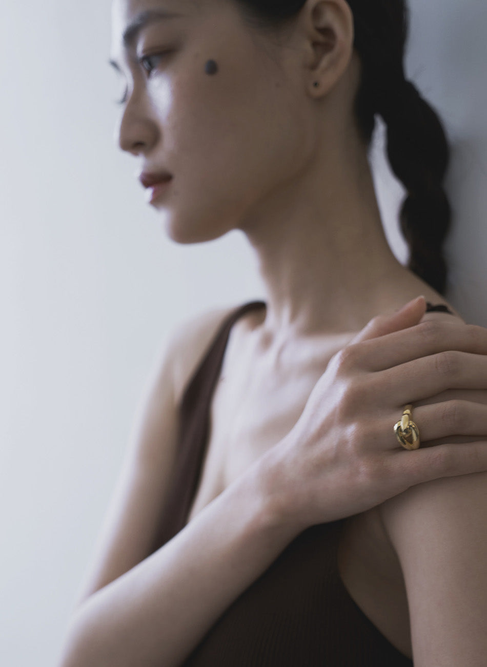 Knot Form -  Gold Vermeil KR01 RIng