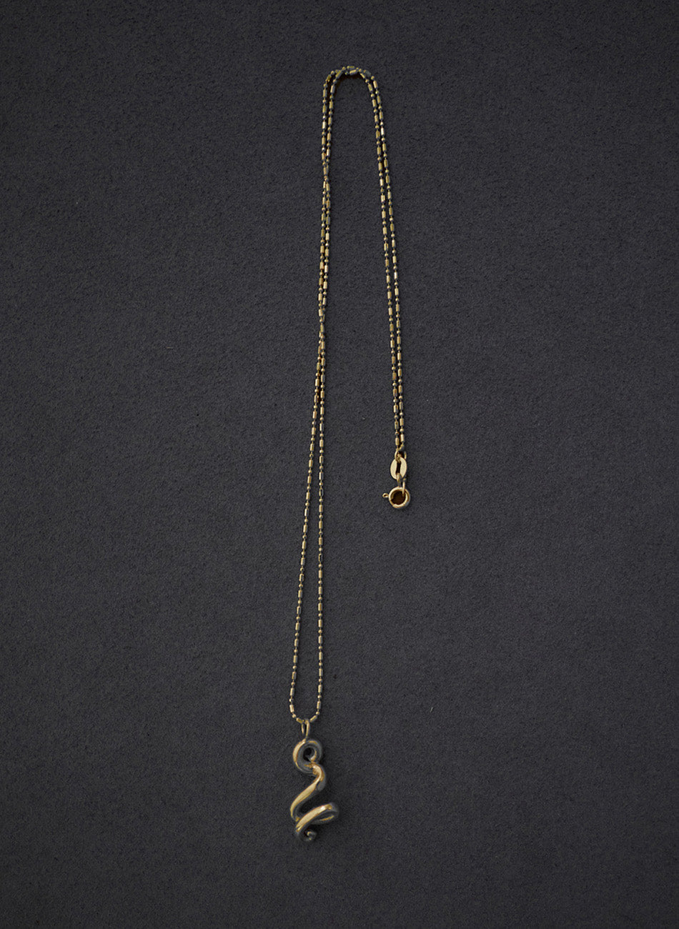Dynamic Spiral - Gold Vermeil Necklace