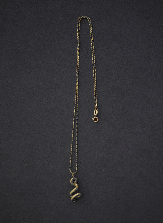 Dynamic Spiral - Gold Vermeil Necklace