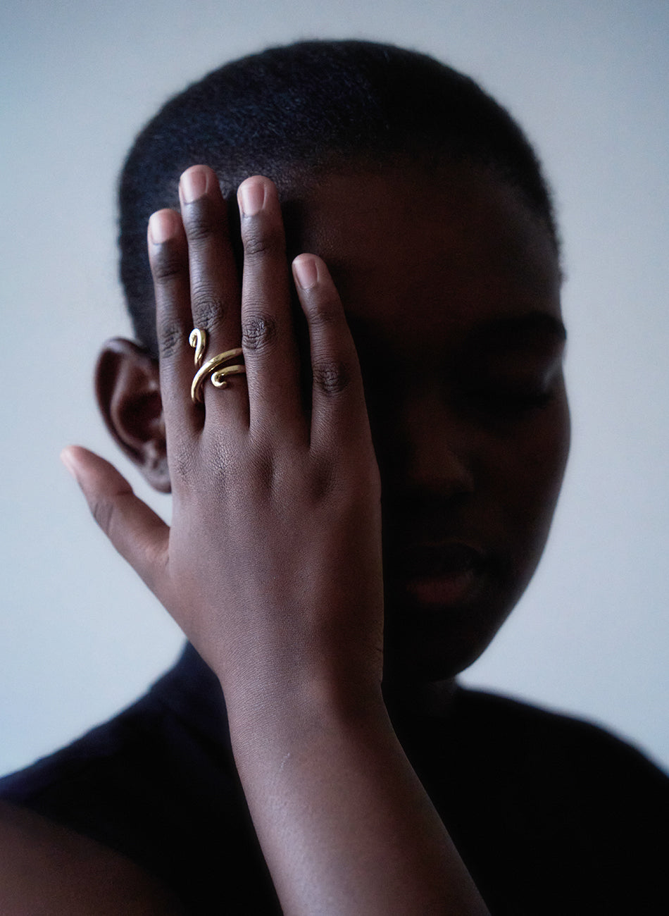 Spiral - Gold Vermeil Ring