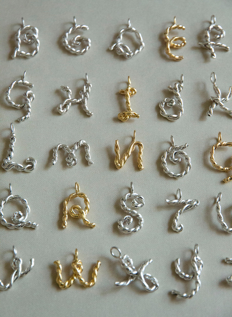 TWINE Alphabet – Bolo Leather Necklace